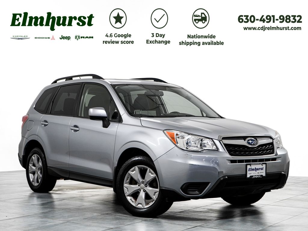 Ice Silver Metallic 2015 Subaru Forester SUV / Crossover All-Wheel Drive Continuously Variable Transmission