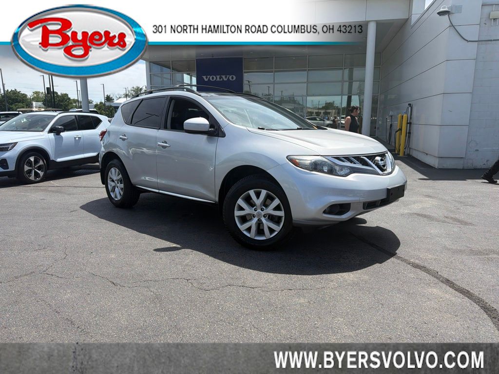 Brilliant Silver Metallic 2014 Nissan Murano SL AWD SUV / Crossover All-Wheel Drive Continuously Variable Transmission