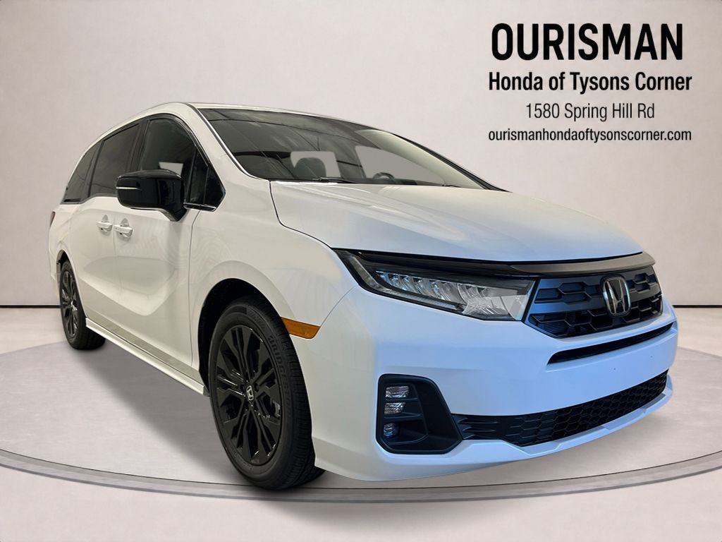 Platinum White 2026 Honda Odyssey Minivan Front-Wheel Drive Automatic