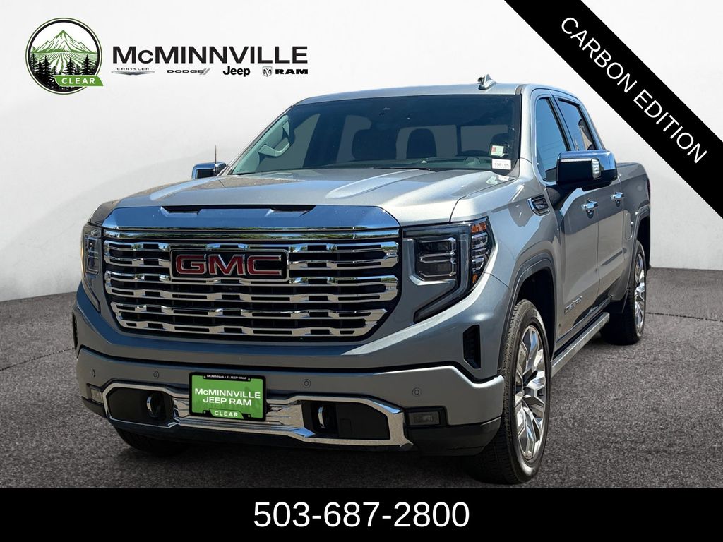 Sterling Metallic 2023 GMC Sierra 1500 Denali Crew Cab 4WD Pickup Truck Four-Wheel Drive Automatic