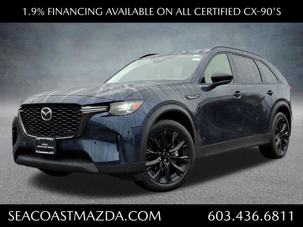 Deep Crystal Blue Mica 2026 Mazda CX-90 3.3 Turbo Premium Sport AWD SUV / Crossover All-Wheel Drive 8-Speed Automatic