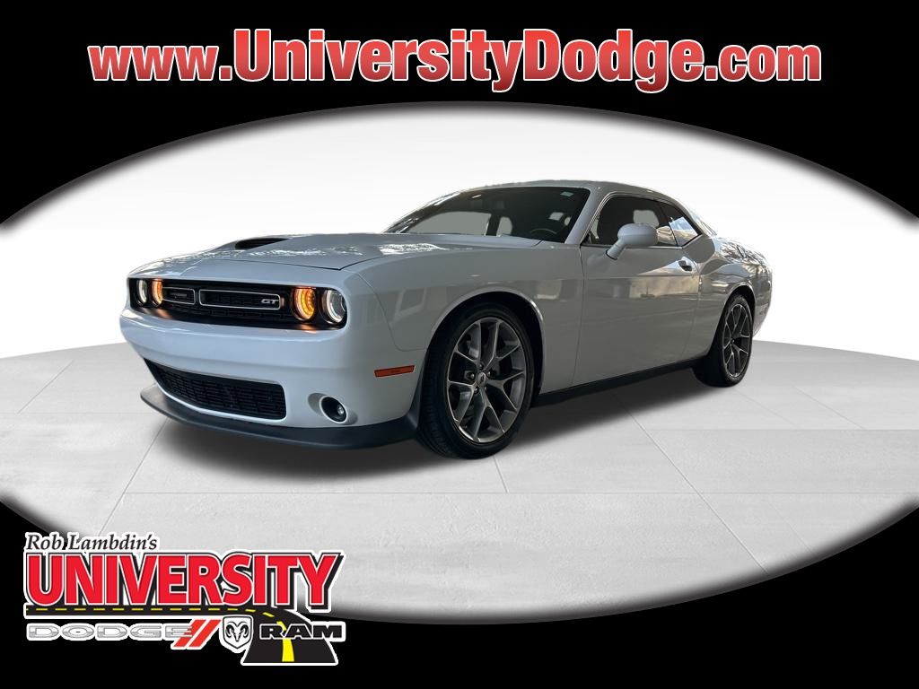 White Knuckle Clearcoat 2022 Dodge Challenger GT RWD Coupe Rear-Wheel Drive 8-Speed Automatic