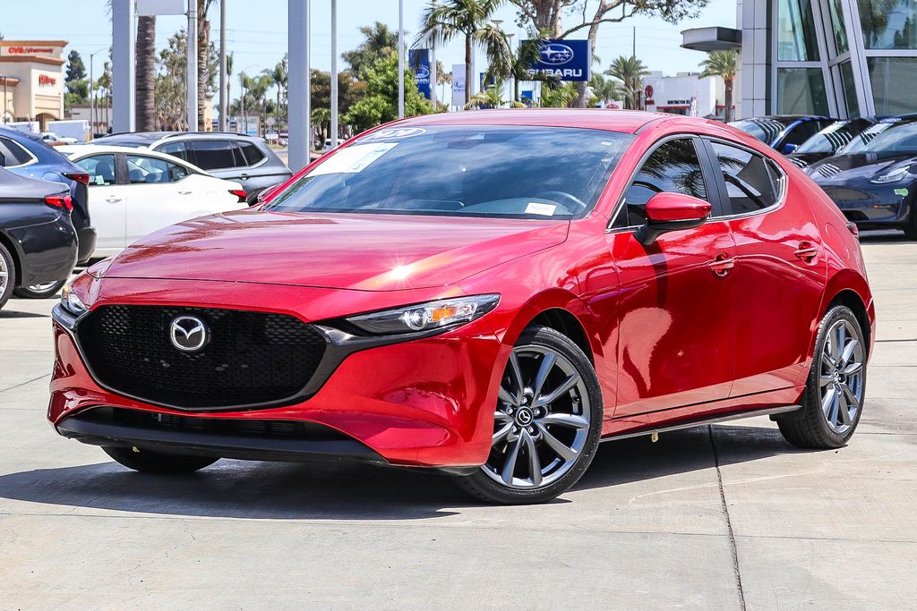 Red Crystal 2020 Mazda MAZDA3 Hatchback Front-Wheel Drive 6-Speed Automatic