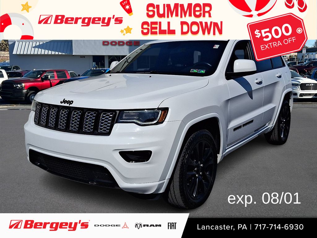 Bright White Clearcoat 2021 Jeep Grand Cherokee SUV / Crossover Four-Wheel Drive 8-Speed Automatic
