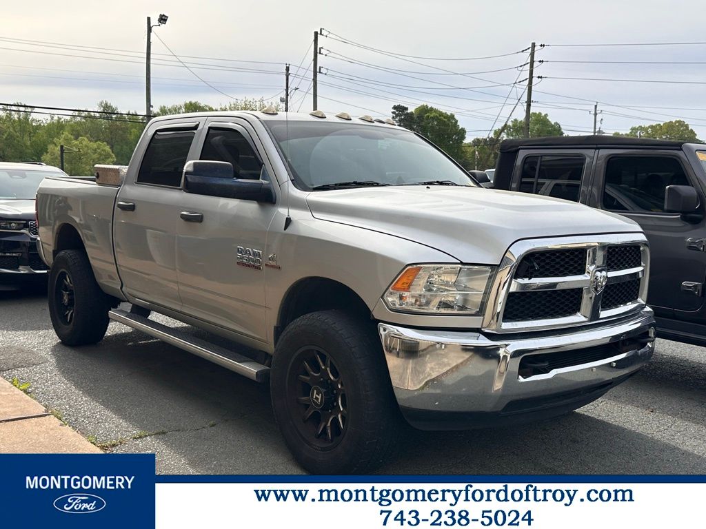 Bright Silver Metallic Clearcoat 2016 RAM 2500 Tradesman Crew Cab 4WD Pickup Truck Four-Wheel Drive 6-Speed Automatic