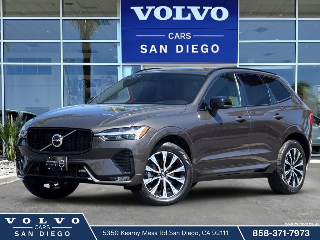 Platinum Gray Metallic 2025 Volvo XC60 B5 Core Dark Theme AWD SUV / Crossover All-Wheel Drive Automatic