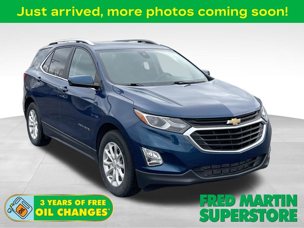 Pacific Blue Metallic 2021 Chevrolet Equinox LT FWD with 1LT SUV / Crossover Front-Wheel Drive 6-Speed Automatic Overdrive