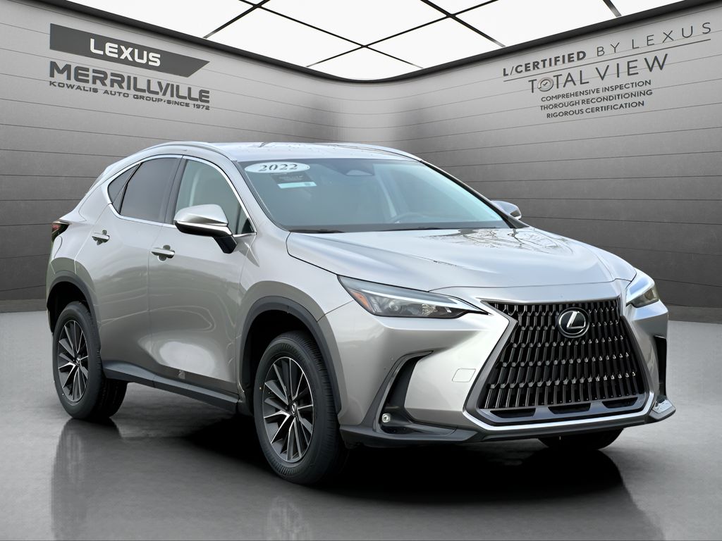 Atomic Silver 2022 Lexus NX Hybrid 350h AWD SUV / Crossover All-Wheel Drive Continuously Variable Transmission