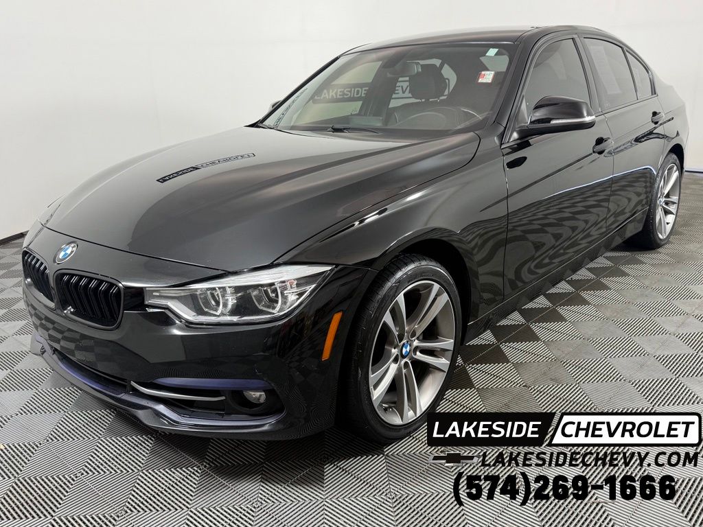 Black 2018 BMW 3 Series 330i xDrive Sedan AWD Sedan All-Wheel Drive 8-Speed Automatic