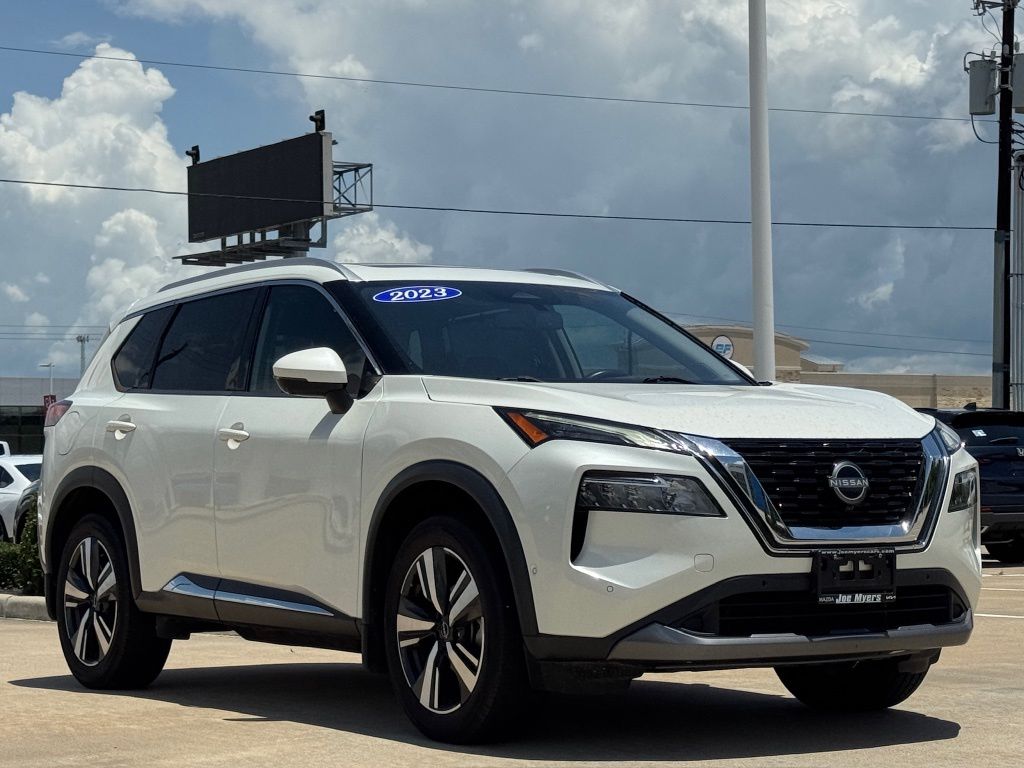 2023 Nissan Rogue SL White at Classic Elite Chevrolet Sugar Land