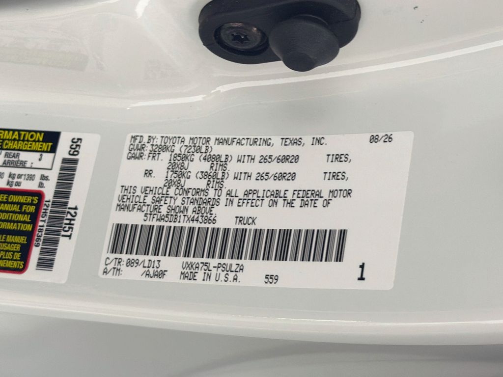 New 2026 Toyota Tundra Truck