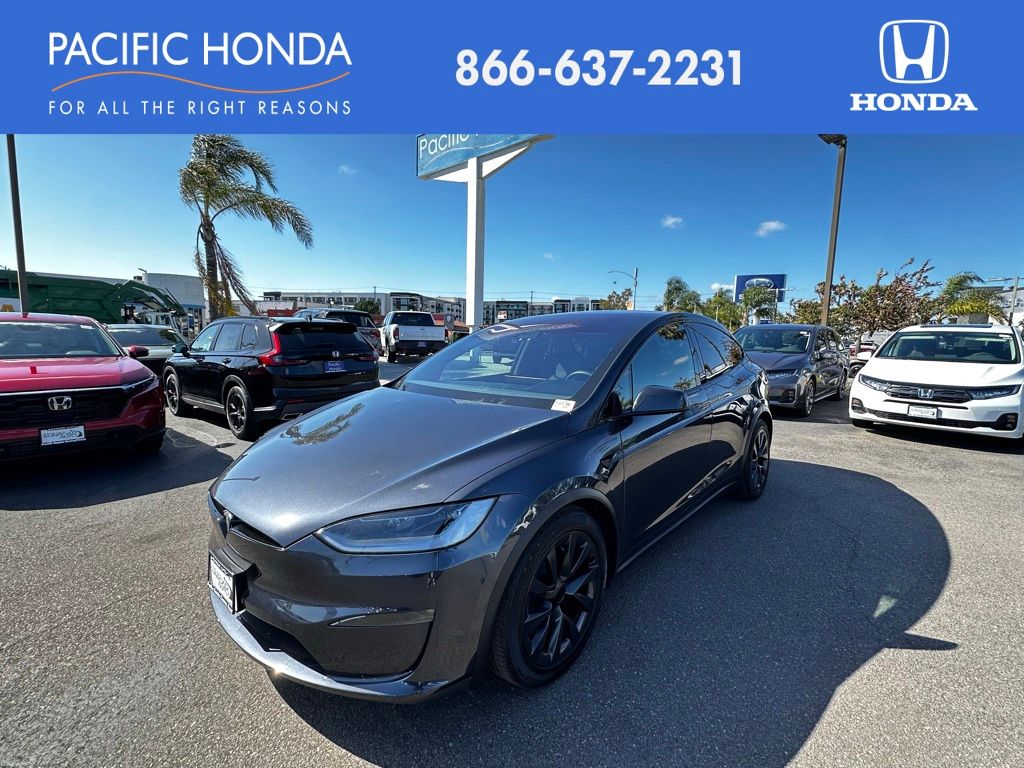 Solid Black 2024 Tesla Model X SUV / Crossover All-Wheel Drive 1-Speed Automatic