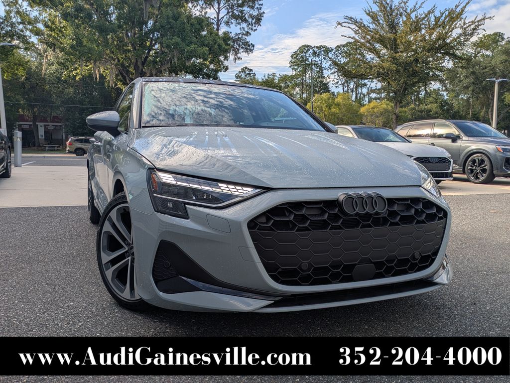 Arrow Gray Pearl Effect 2026 Audi A3 Hatchback All-Wheel Drive 7-Speed Automatic