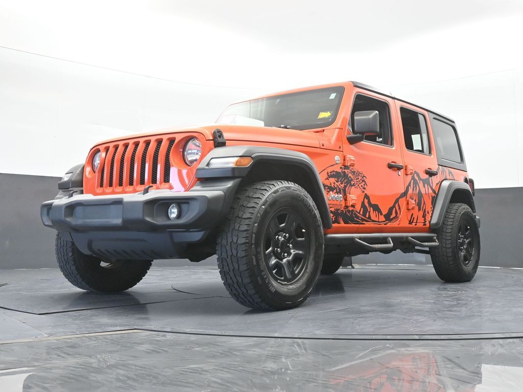 Used 2018 Punkn Metallic Clearcoat Jeep Unlimited Sport image 52