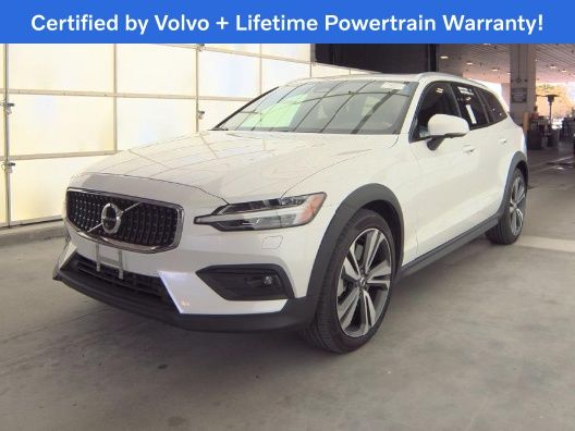 White 2025 Volvo V60 Cross Country B5 Plus AWD Wagon All-Wheel Drive Automatic