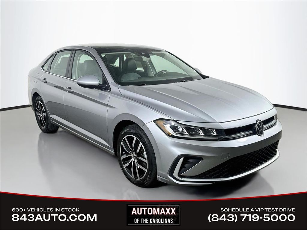 Silver 2025 Volkswagen Jetta Sedan Front-Wheel Drive 8-Speed Automatic