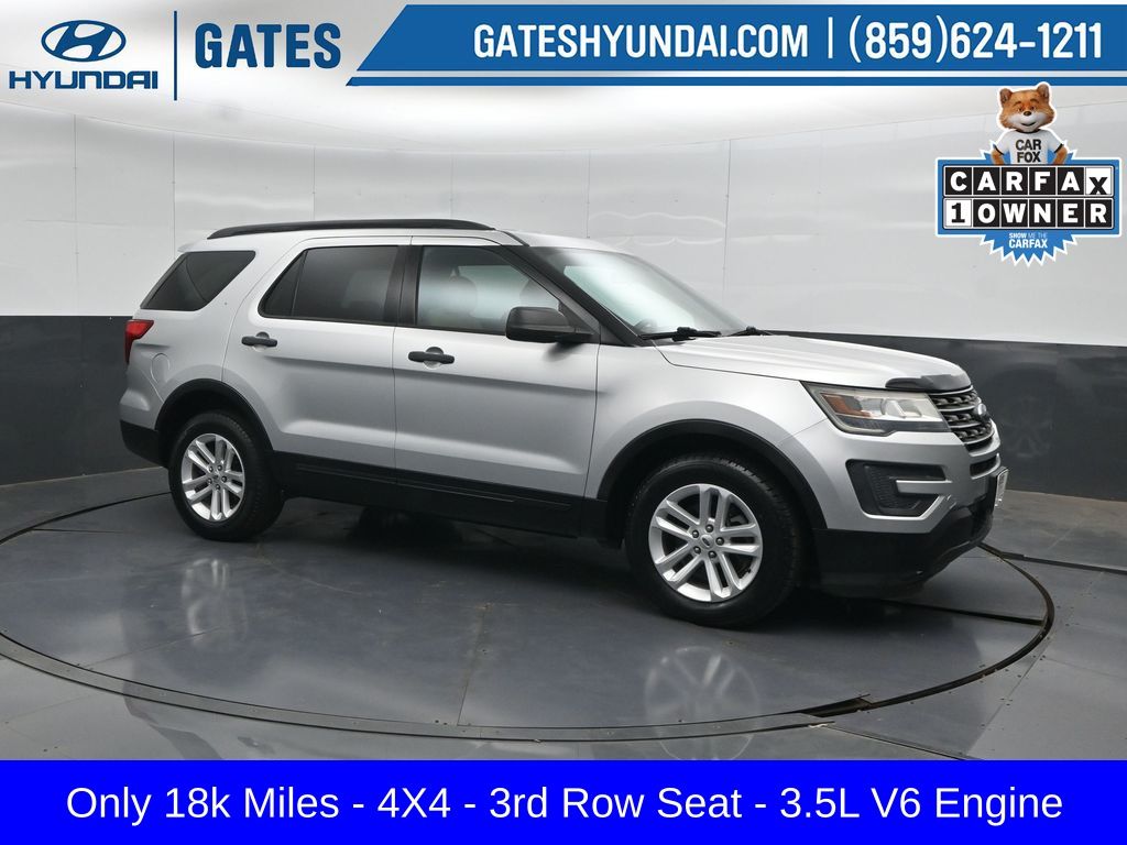 Ingot Silver Metallic 2017 Ford Explorer SUV / Crossover All-Wheel Drive 6-Speed Automatic