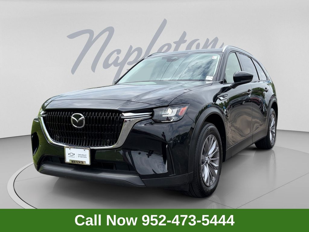 Jet Black Mica 2025 Mazda CX-90 3.3 Turbo Preferred AWD SUV / Crossover All-Wheel Drive 8-Speed Automatic