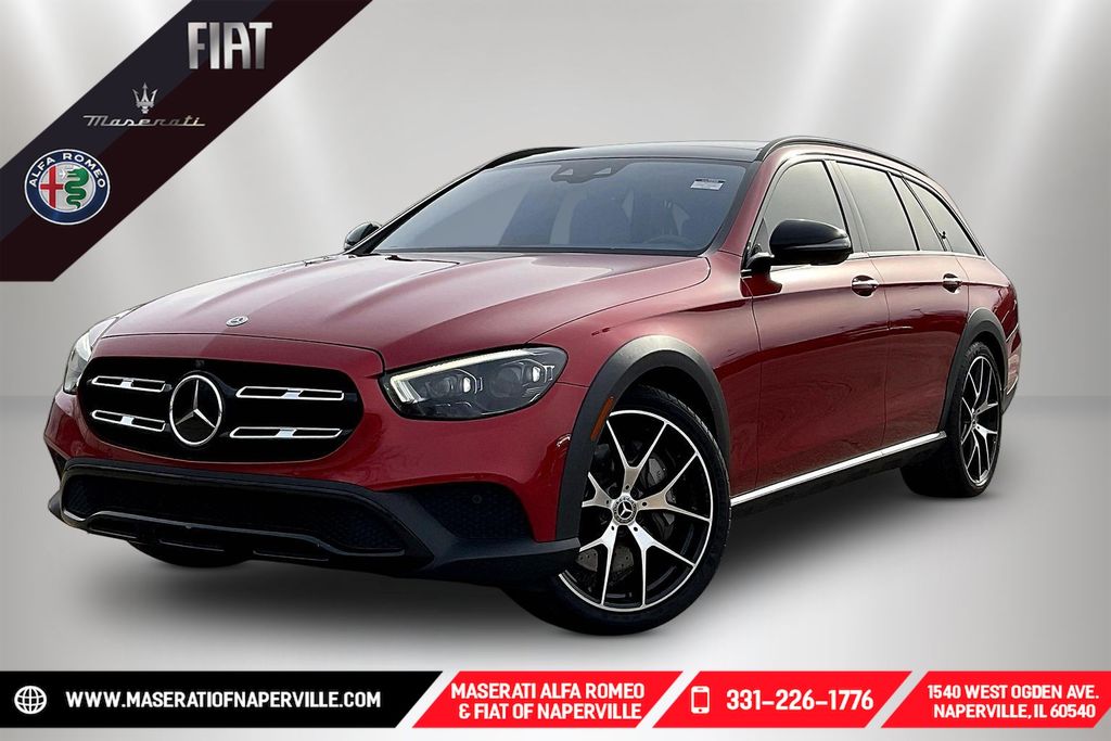 Red 2021 Mercedes-Benz E-Class All-Terrain E 450 4MATIC AWD Wagon All-Wheel Drive 9-Speed Automatic