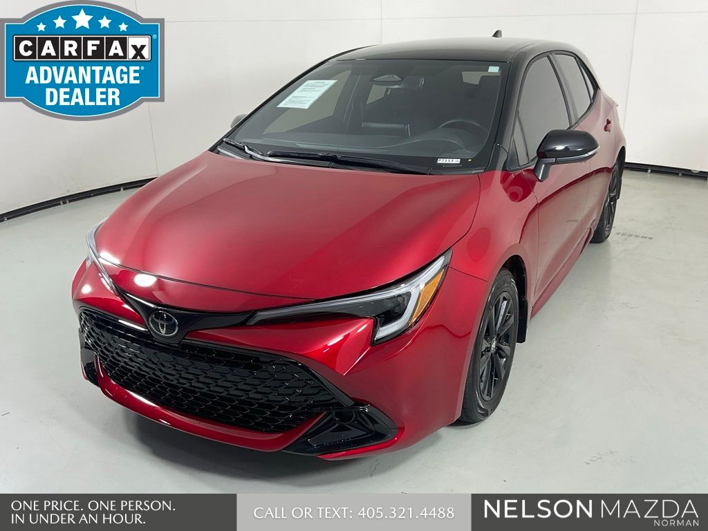 Midnight Black Metallic 2026 Toyota Corolla Hatchback SE FWD Hatchback Front-Wheel Drive Continuously Variable Transmission