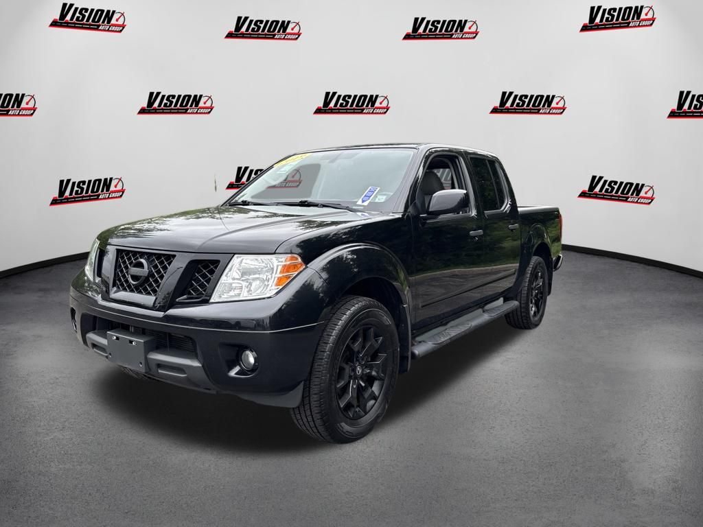 Gray (Magnetic Black Pearl) 2019 Nissan Frontier Pickup Truck Four-Wheel Drive 5-Speed Automatic Overdrive