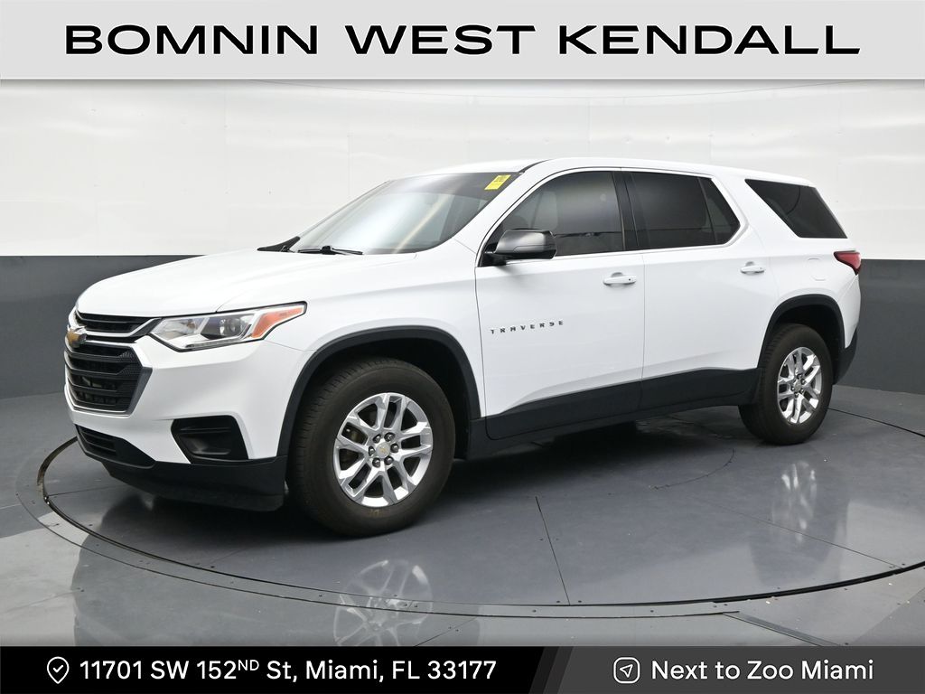 Summit White 2018 Chevrolet Traverse LS FWD SUV / Crossover Front-Wheel Drive 9-Speed Automatic
