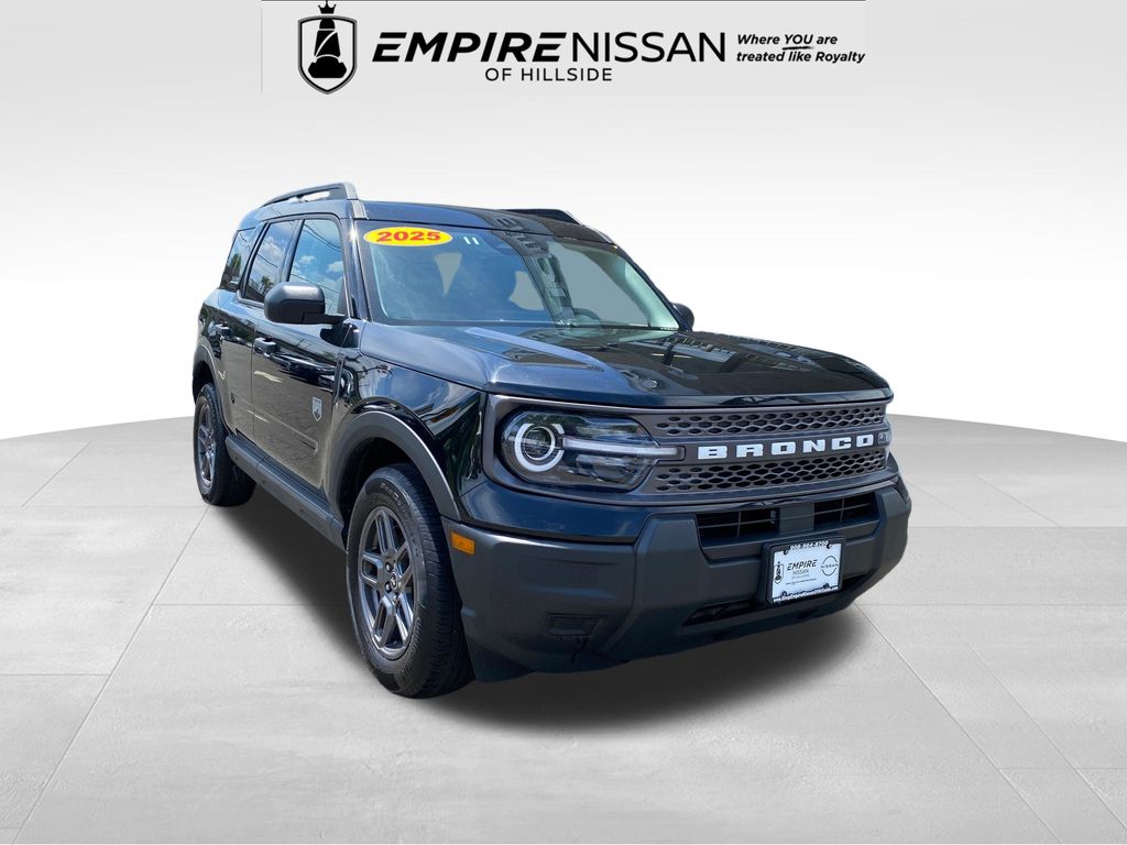 Shadow Black 2025 Ford Bronco Sport SUV / Crossover All-Wheel Drive 8-Speed Automatic