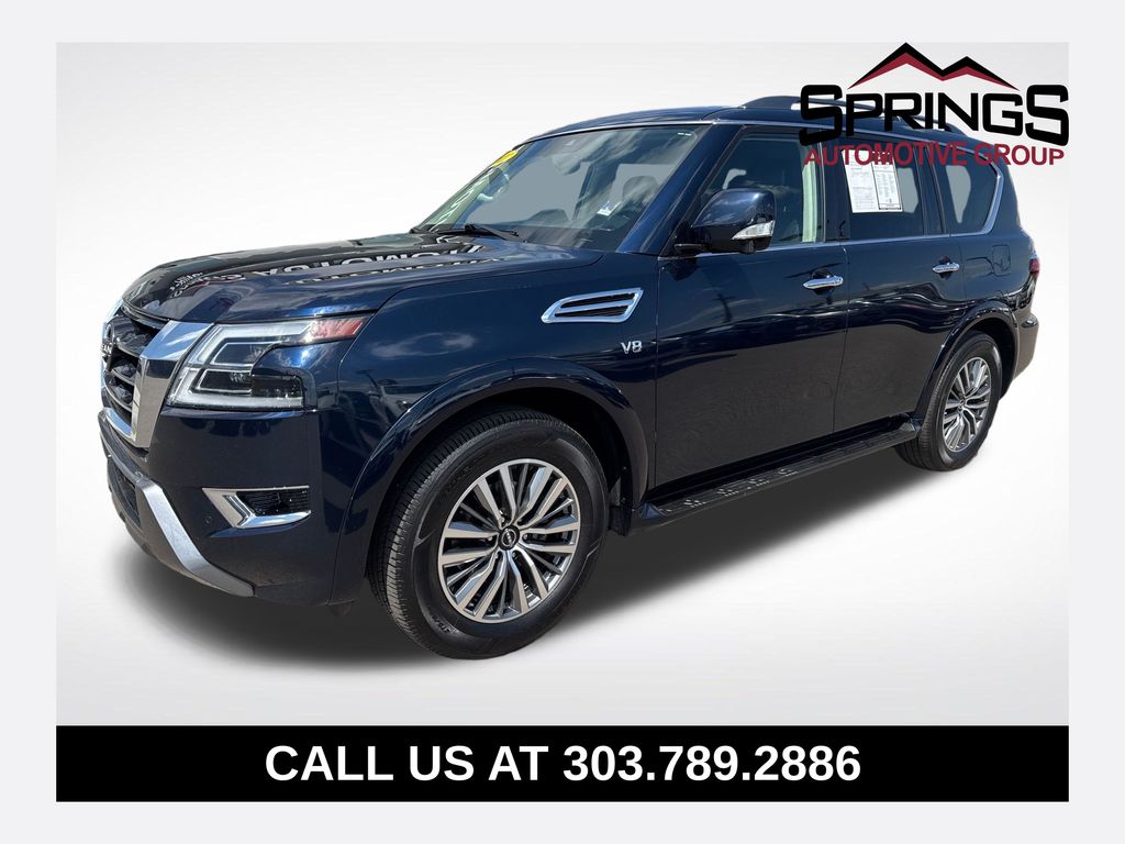 Hermosa Blue Pearl 2021 Nissan Armada SUV / Crossover Four-Wheel Drive 7-Speed Automatic