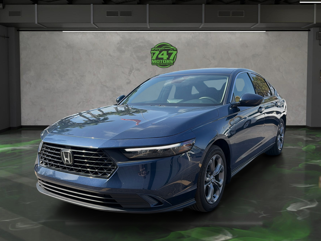 Blue 2024 Honda Accord Sedan Front-Wheel Drive Continuously Variable Transmission