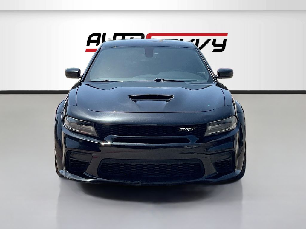 Used 2021 Black Dodge R/T Scat Pack Widebody image 2