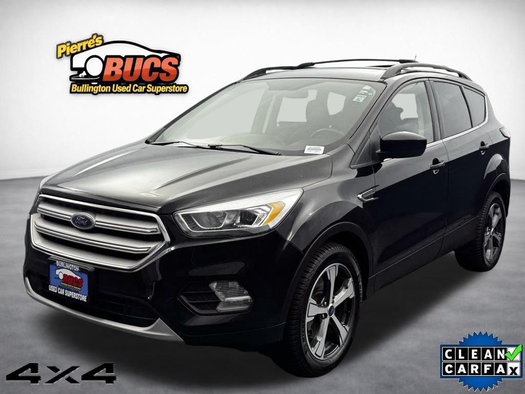 Shadow Black 2018 Ford Escape SEL AWD SUV / Crossover All-Wheel Drive 6-Speed Automatic