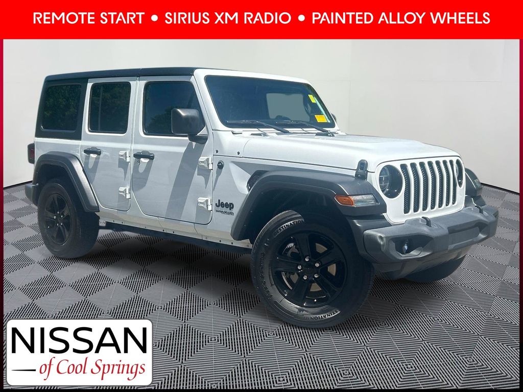 Bright White Clearcoat 2021 Jeep Wrangler Unlimited Sport Altitude 4WD SUV / Crossover Four-Wheel Drive 8-Speed Automatic