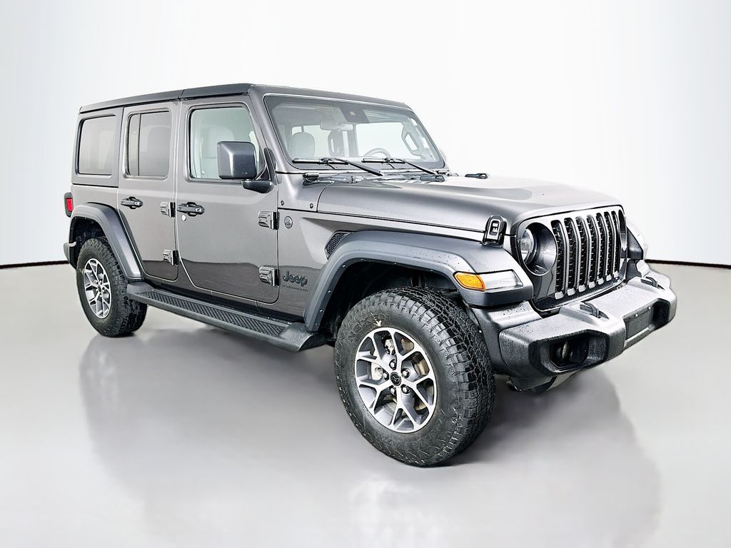 Gray (Granite Crystal Metallic Clearcoat) 2024 Jeep Wrangler SUV / Crossover Four-Wheel Drive 8-Speed Automatic