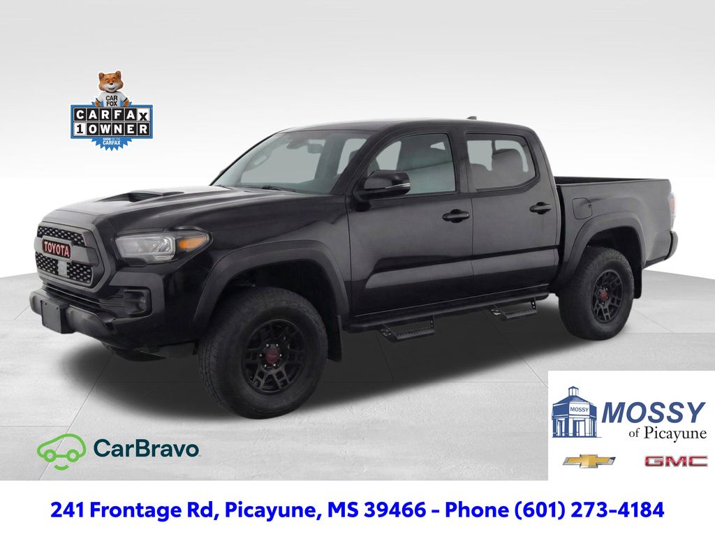 Black 2023 Toyota Tacoma TRD Pro Double Cab 4WD Pickup Truck Four-Wheel Drive 6-Speed Automatic