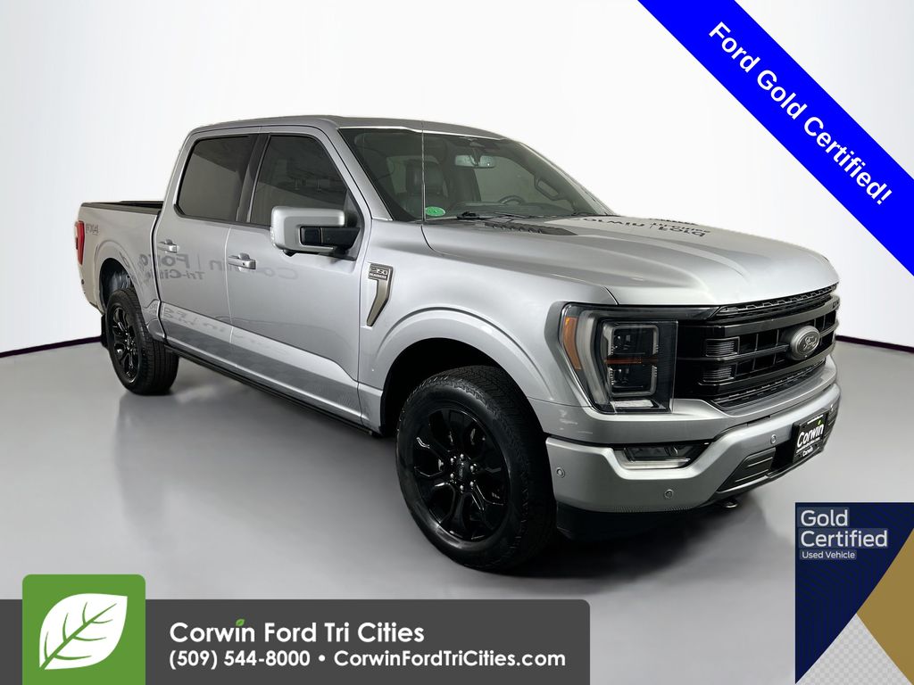 Iconic Silver Metallic 2023 Ford F-150 Pickup Truck Four-Wheel Drive Automatic