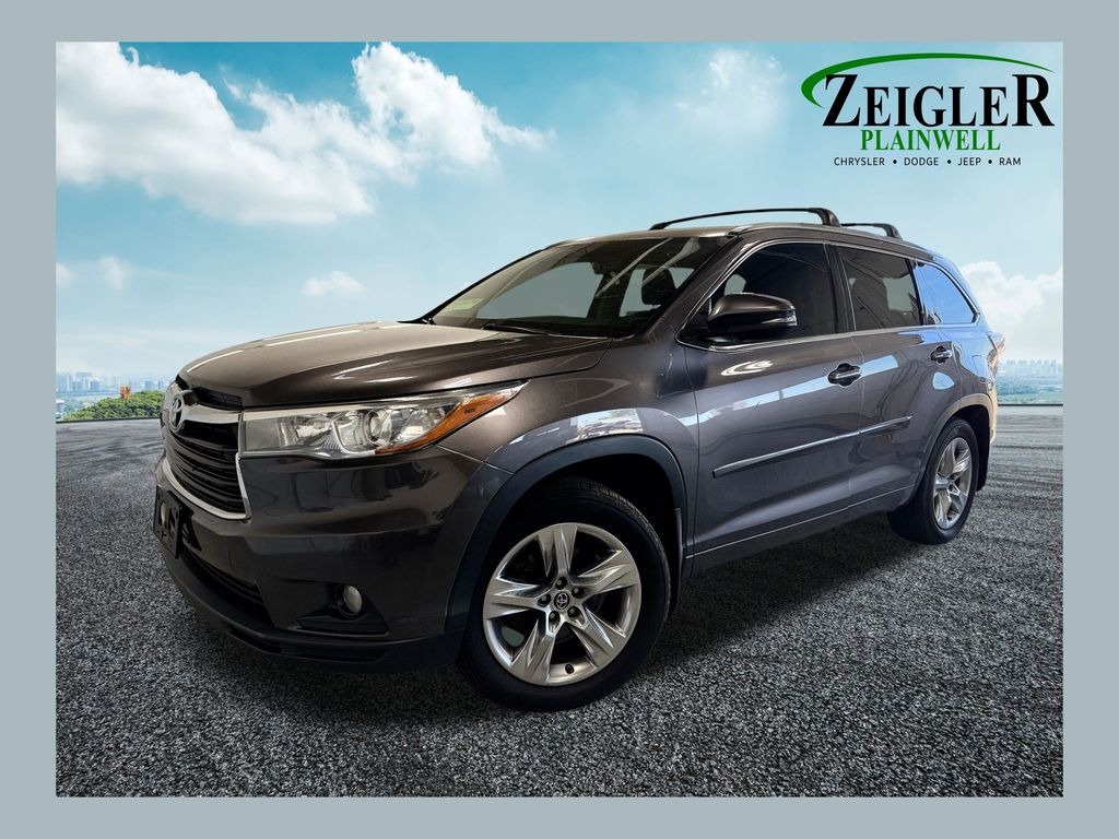 Predawn Gray Mica 2016 Toyota Highlander Limited AWD SUV / Crossover All-Wheel Drive 6-Speed Automatic Overdrive