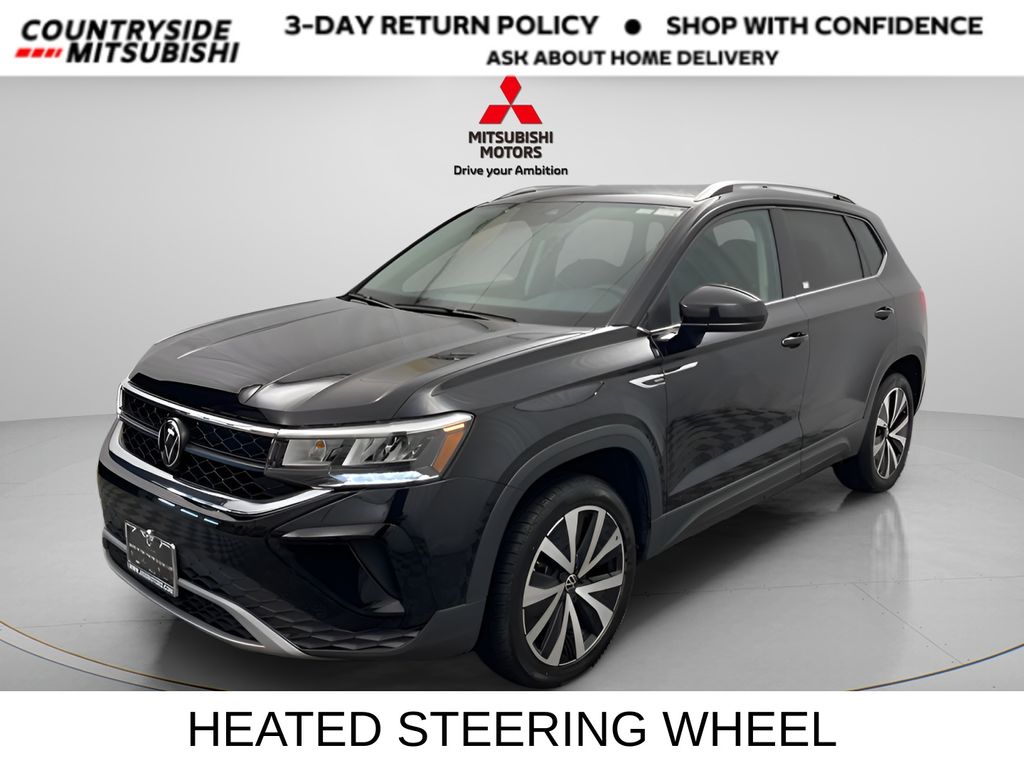 Deep Black Pearl 2024 Volkswagen Taos SE FWD SUV / Crossover Front-Wheel Drive 8-Speed Automatic