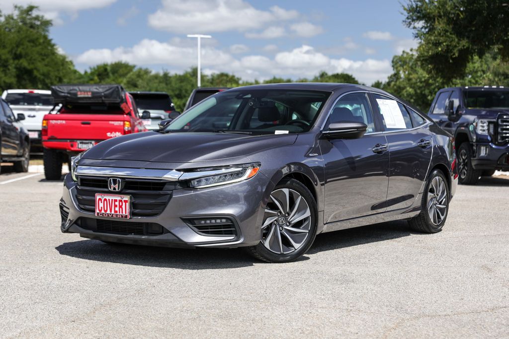 Gray 2019 Honda Insight Sedan Front-Wheel Drive Continuously Variable Transmission