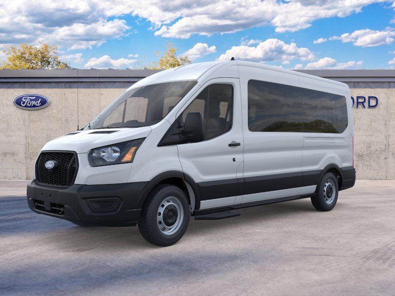 Oxford White 2026 Ford Transit Passenger Van Rear-Wheel Drive