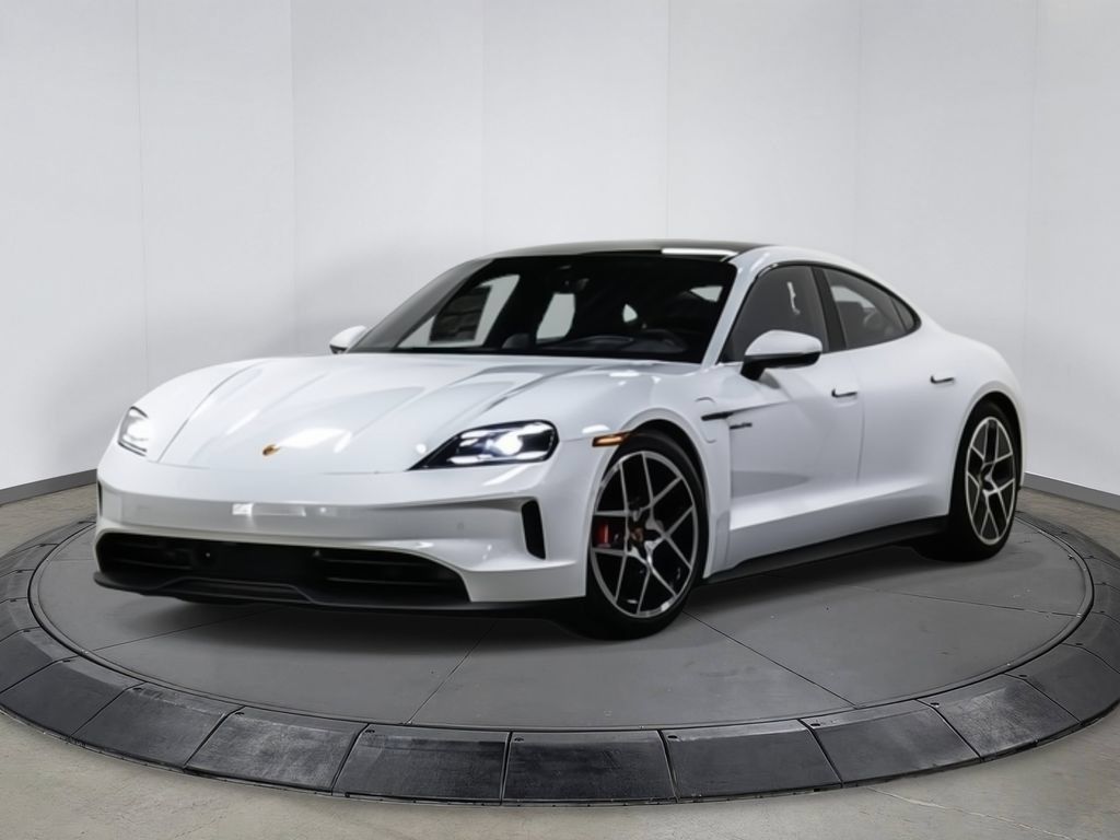 White 2025 Porsche Taycan   2-Speed Automatic