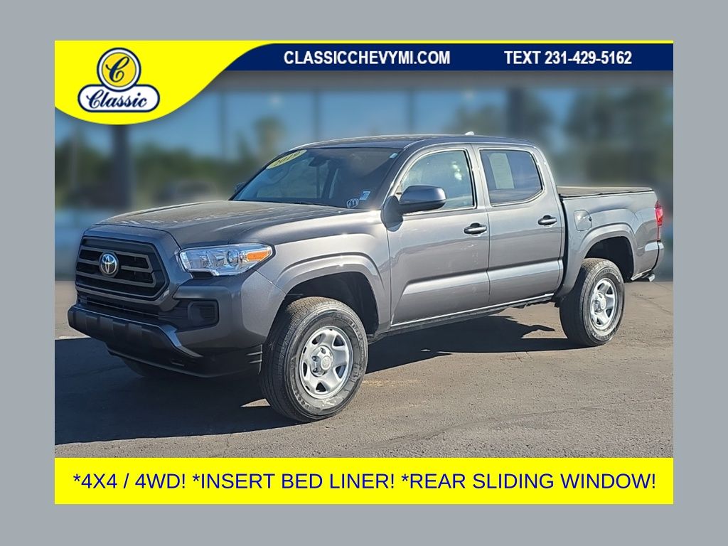 Magnetic Gray Metallic 2023 Toyota Tacoma Pickup Truck Four-Wheel Drive 6-Speed Automatic