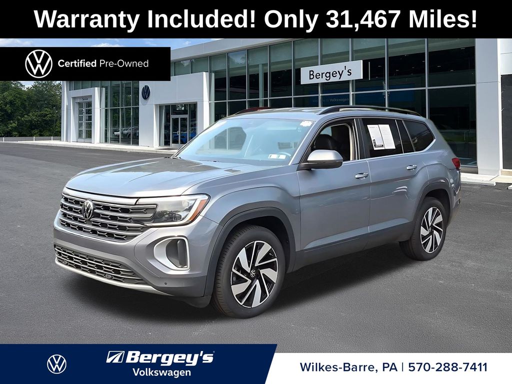 Gray 2025 Volkswagen Atlas SUV / Crossover All-Wheel Drive 8-Speed Automatic