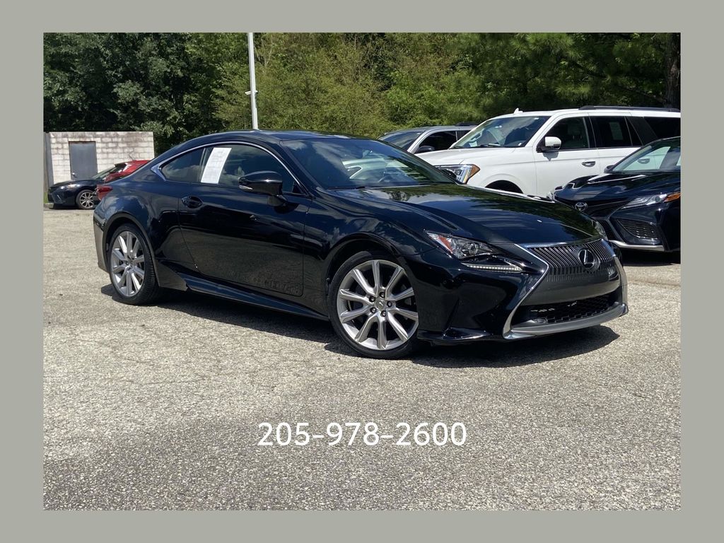 Black (Obsidian) 2015 Lexus RC Coupe Rear-Wheel Drive 8-Speed Automatic