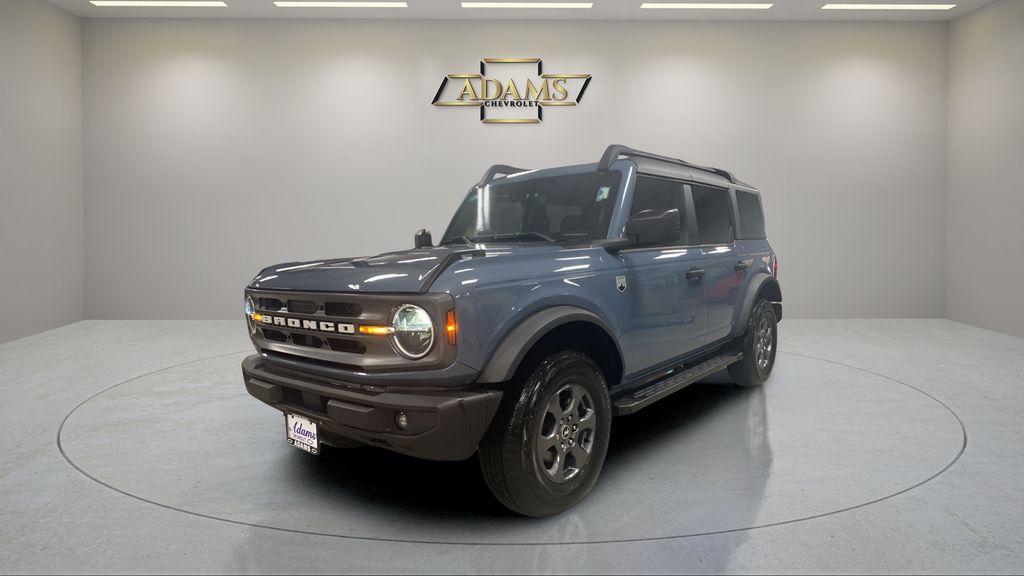 Blue (Azure Gray Metallic) 2024 Ford Bronco Big Bend 4-Door 4WD SUV / Crossover Four-Wheel Drive Automatic