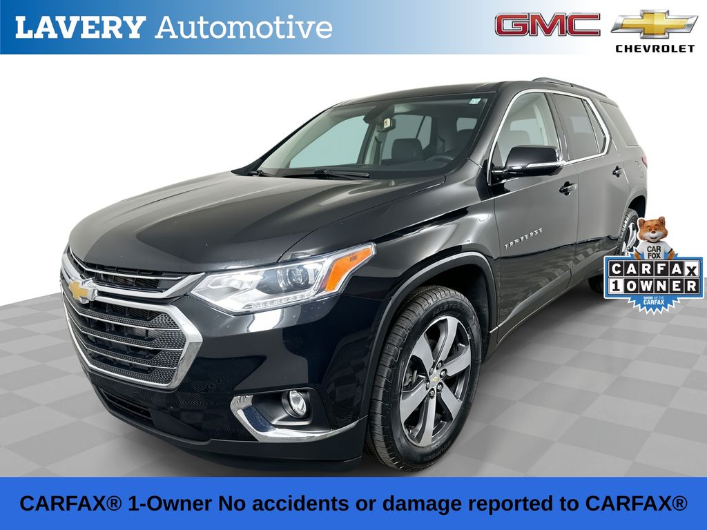 Mosaic Black Metallic 2020 Chevrolet Traverse SUV / Crossover Four-Wheel Drive 9-Speed Automatic