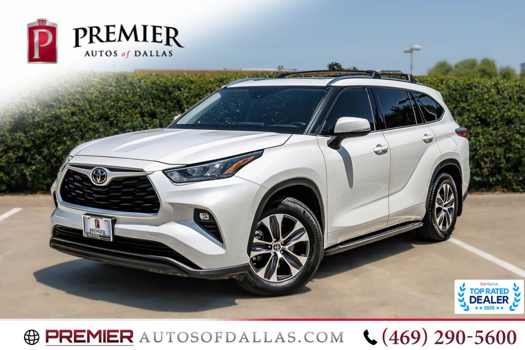 White (Blizzard Pearl) 2020 Toyota Highlander SUV / Crossover Front-Wheel Drive 8-Speed Automatic