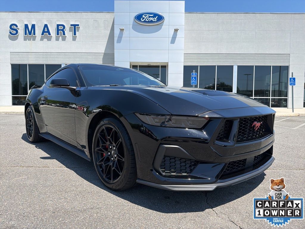 Shadow Black 2024 Ford Mustang GT Premium Fastback RWD Coupe Rear-Wheel Drive Automatic