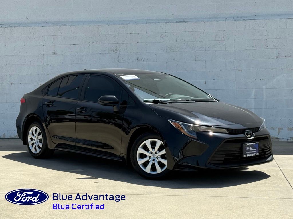 Midnight Black Metallic 2025 Toyota Corolla LE FWD Sedan Front-Wheel Drive Continuously Variable Transmission