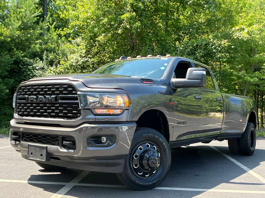 Gray (Granite Crystal Metallic Clearcoat) 2024 RAM 3500 Pickup Truck Four-Wheel Drive 6-Speed Automatic