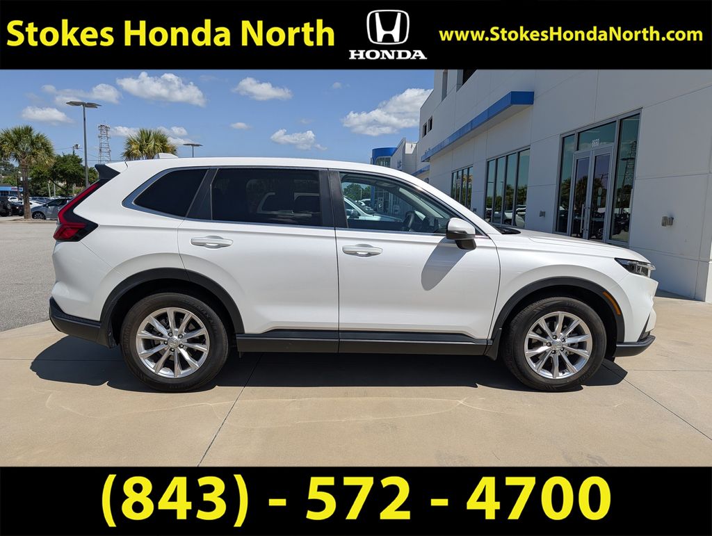 2023 Honda CR-V EX White at Stokes Honda North